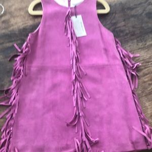 Girls suede dress by Dino & Lucia